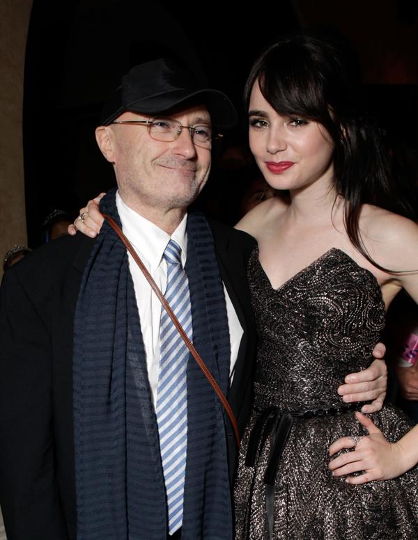 //lily collins phil collins