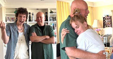 Photos of Bruce Willis with family