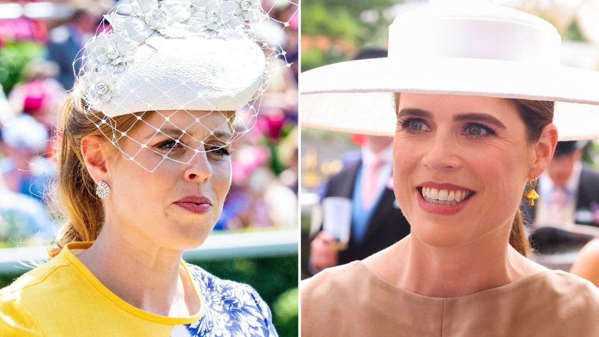 picture of princess Beatrice and Princess Eugenie