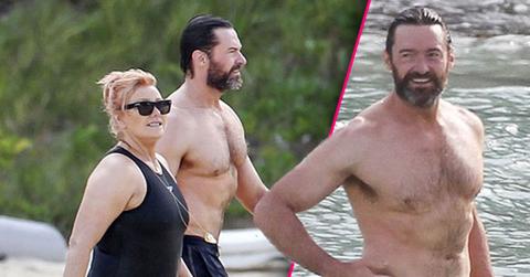 //hugh jackman wife bathing suit beach st barth pp