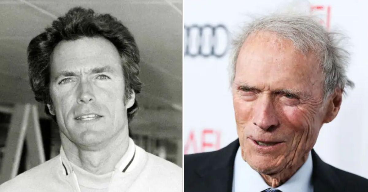 Composite photo of Clint Eastwood