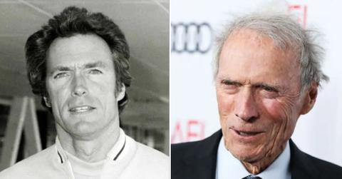 Composite photo of Clint Eastwood