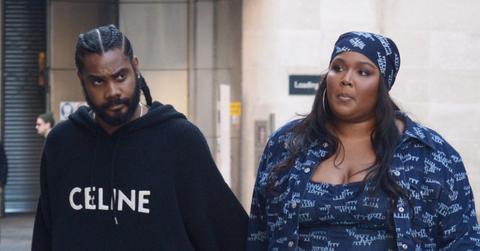 Photo of Lizzo and Myke Wright.