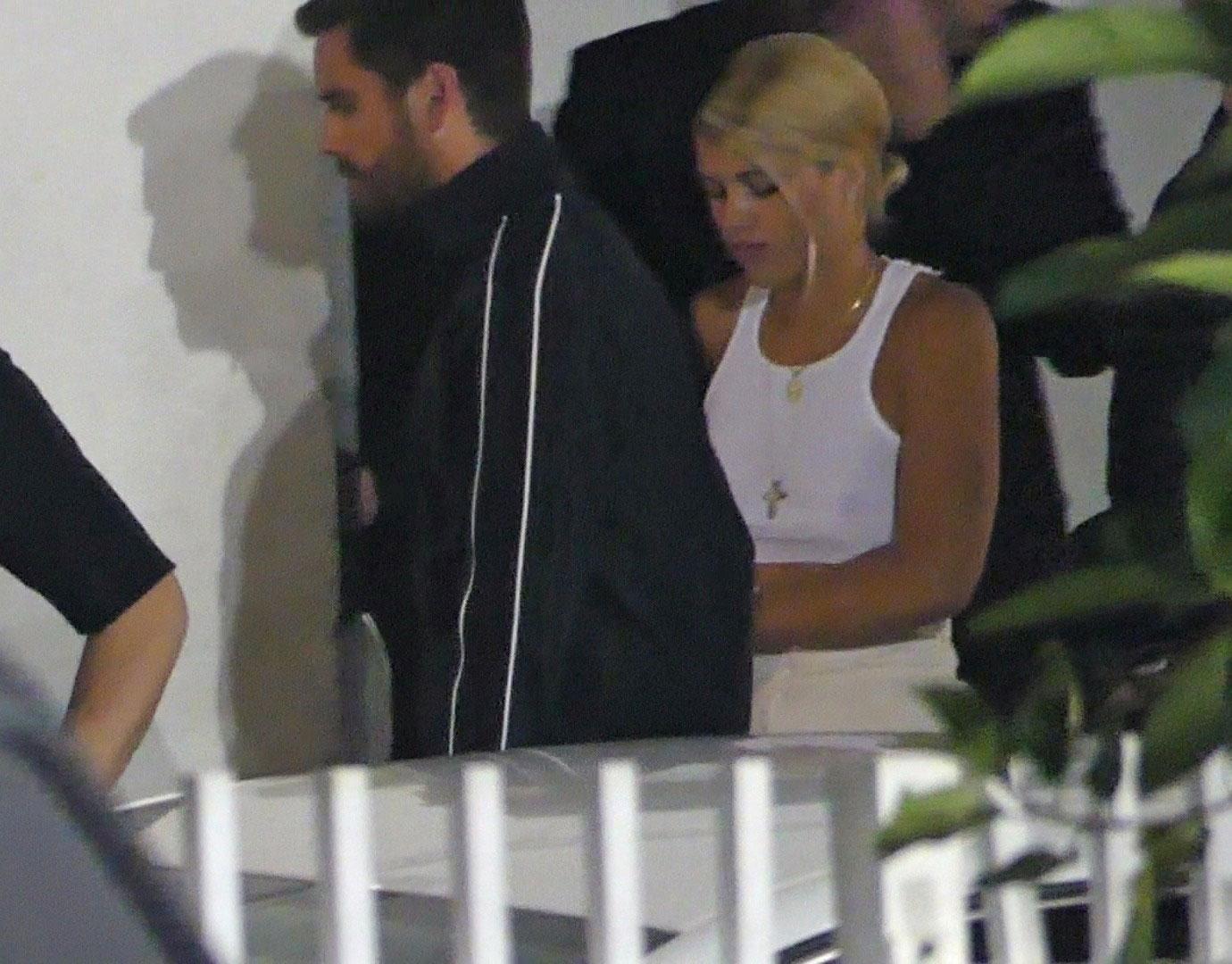 //Scott Disick Sofia Richie Drinking Non Stop