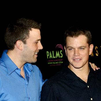 Ben Affleck Reunites With His Two Great Loves—Ana de Armas and Matt Damon
