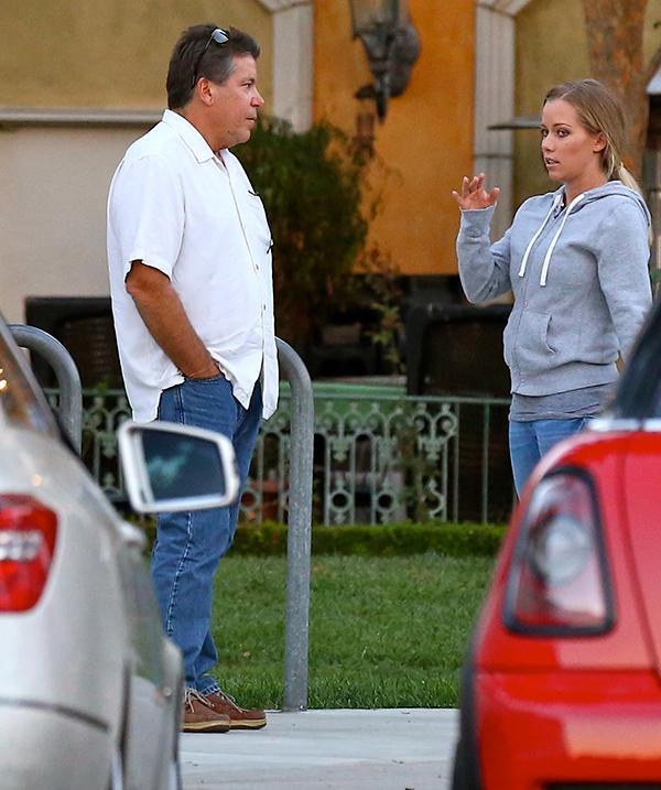 //Kendra Wilkinson and Father Eric