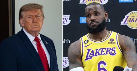 Photo f Donals Trump and LeBron James