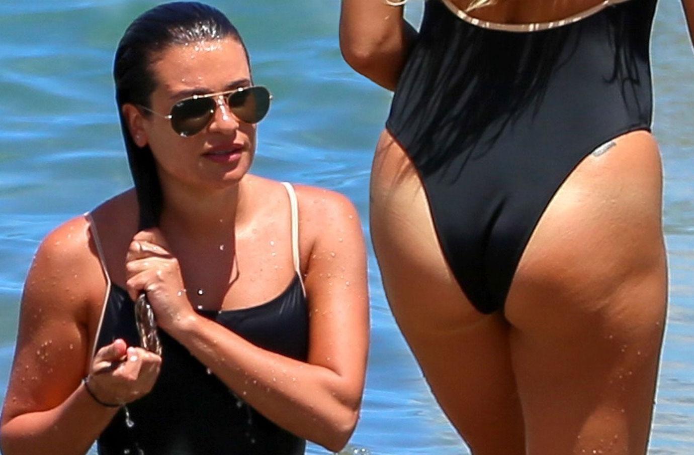 //lea michele flaunts bikini body in hawaii PP