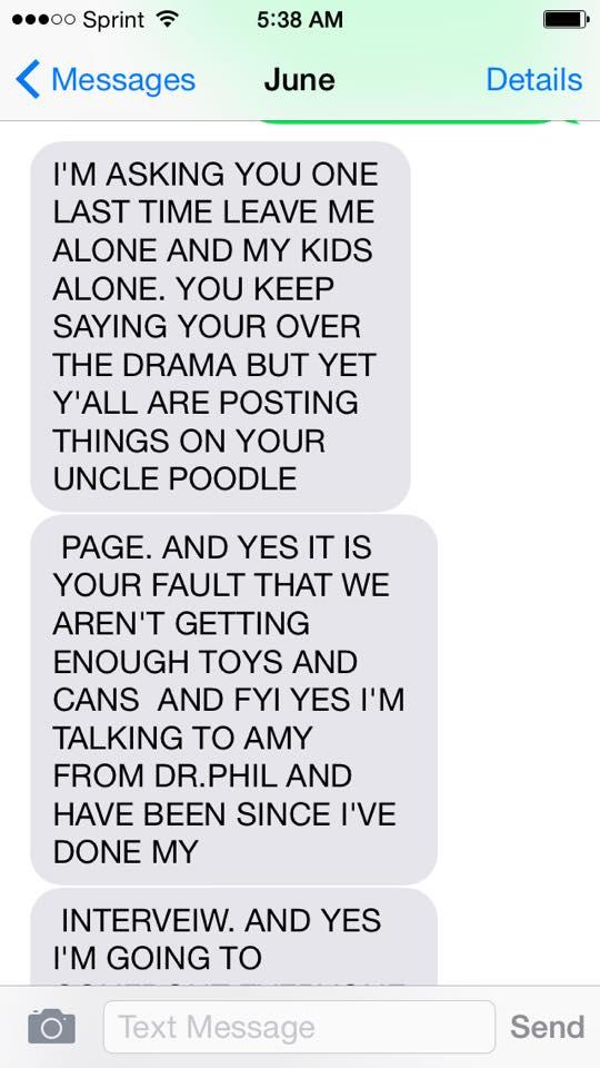 //Mama June threesome texts