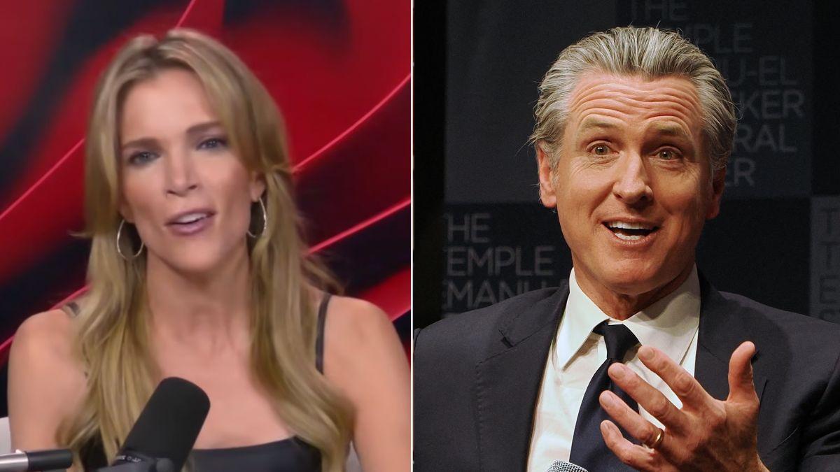 Photo of Megyn Kelly and Gavin Newsom