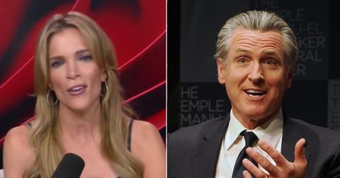 Photo of Megyn Kelly and Gavin Newsom