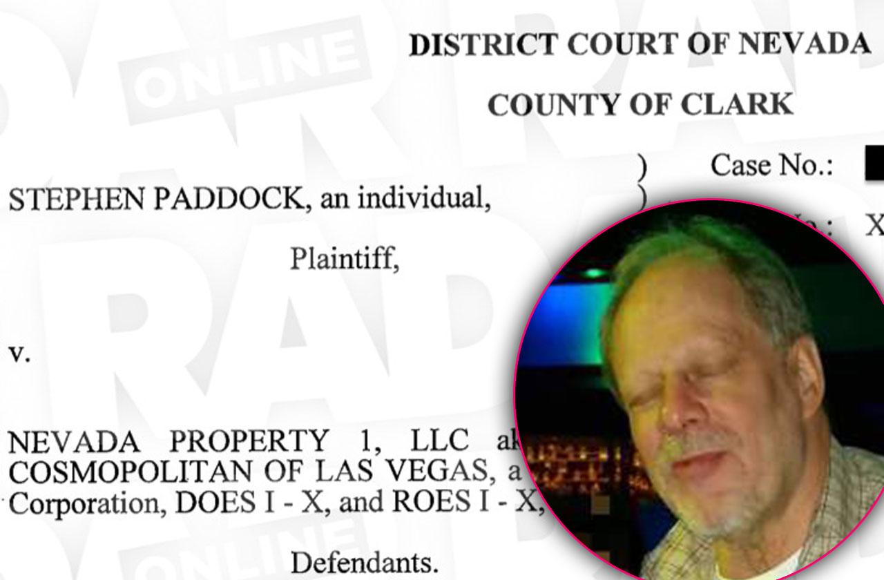 //las vegas shooting gunman stephen paddock sued cosmopolitan hotel pp