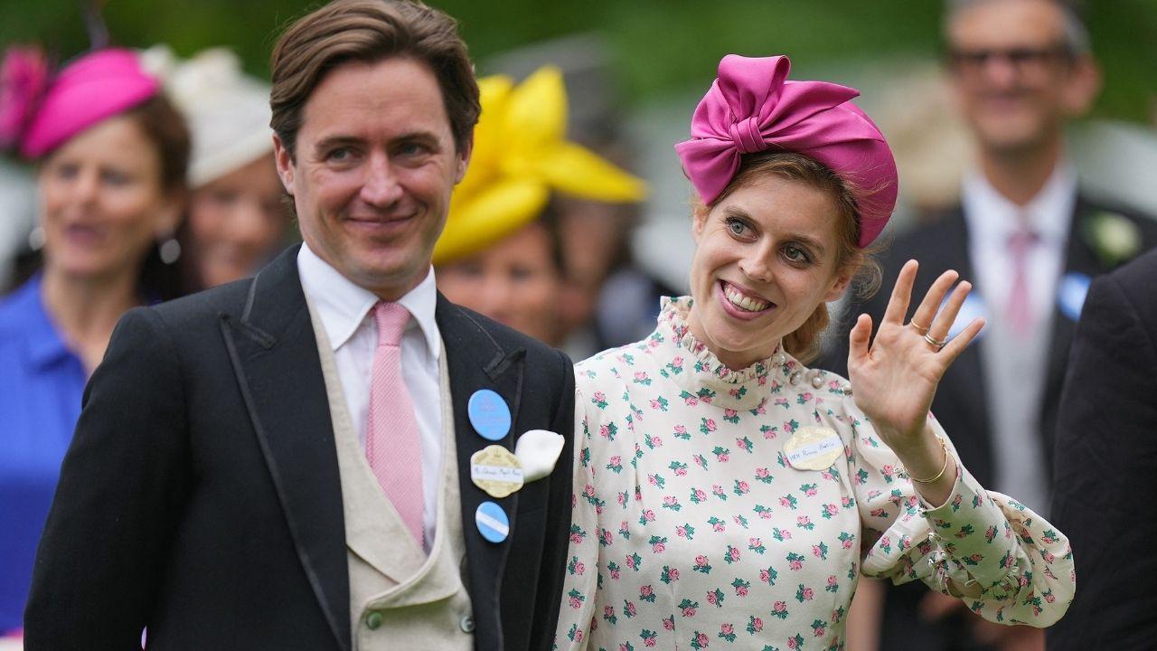 Photo of Edoardo Mapelli Mozzi and Princess Beatrice
