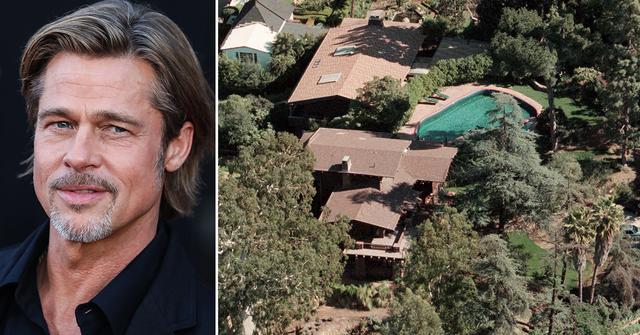brad pitt sells hollywood home angelina jolie
