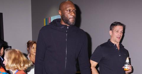 lamar odom joined by day fiance couple loren alexei event