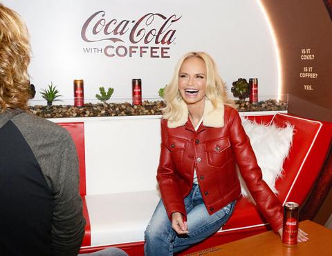 kristin chenoweth coca cola coffee break pod