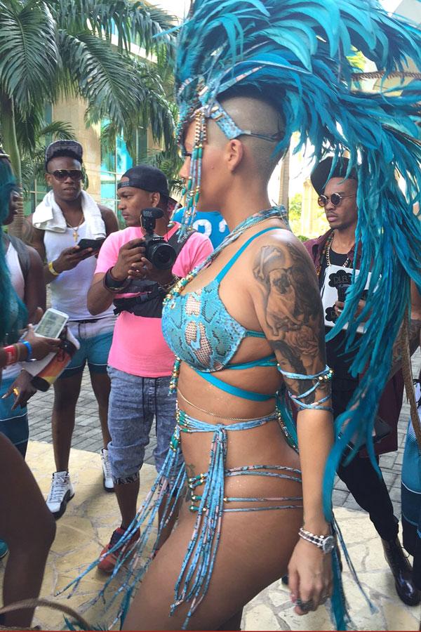 Amber Rose Trinidad Carnival