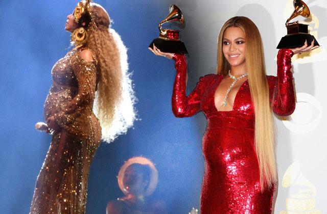 Beyonce Pregnant Twins Grammys Last Photos