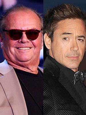 //jack nicholson robert downey jr