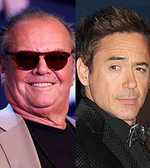 //jack nicholson robert downey jr