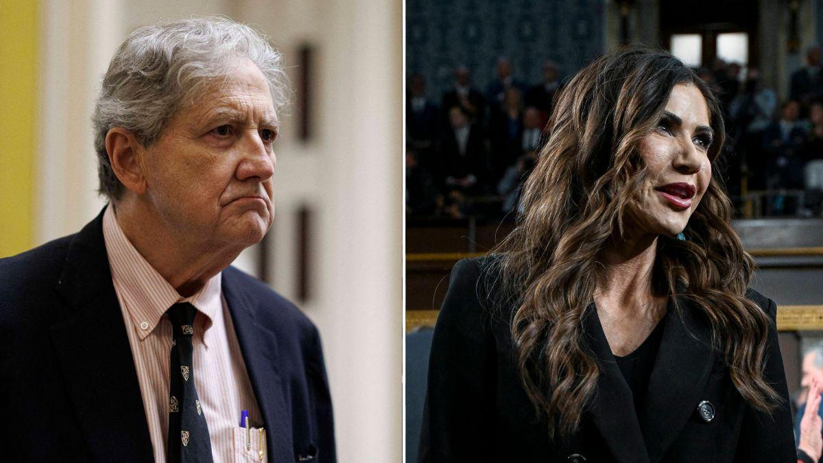 Photo of Senator John Kennedy, Kristi Noem