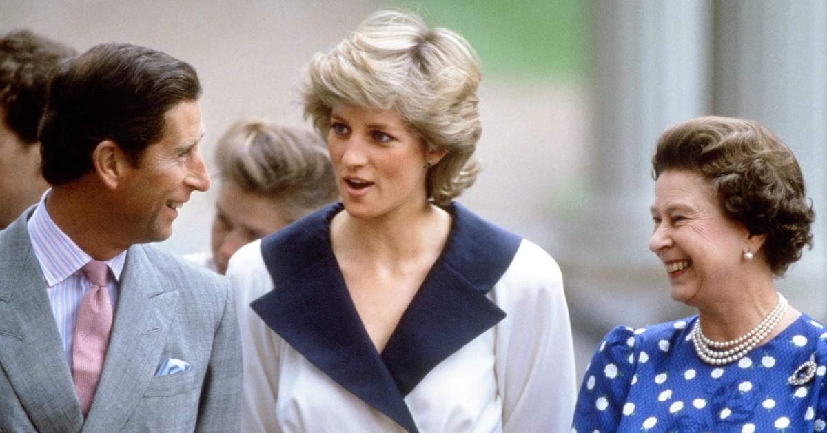 Photo of Queen Elizabeth, King Charles and Princess Diana