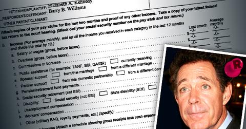 'Brady Bunch' Greg Brady Barry Williams Broke Income Expense Report