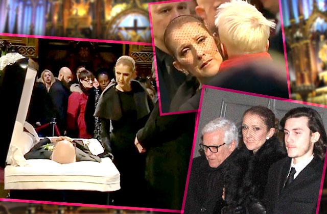 See Snaps From Celine Dion S Touching Memorial Service For Husband Rene