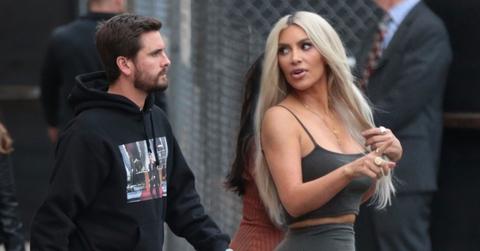 Kim Kardashian Scott Disick Jimmy Kimmel