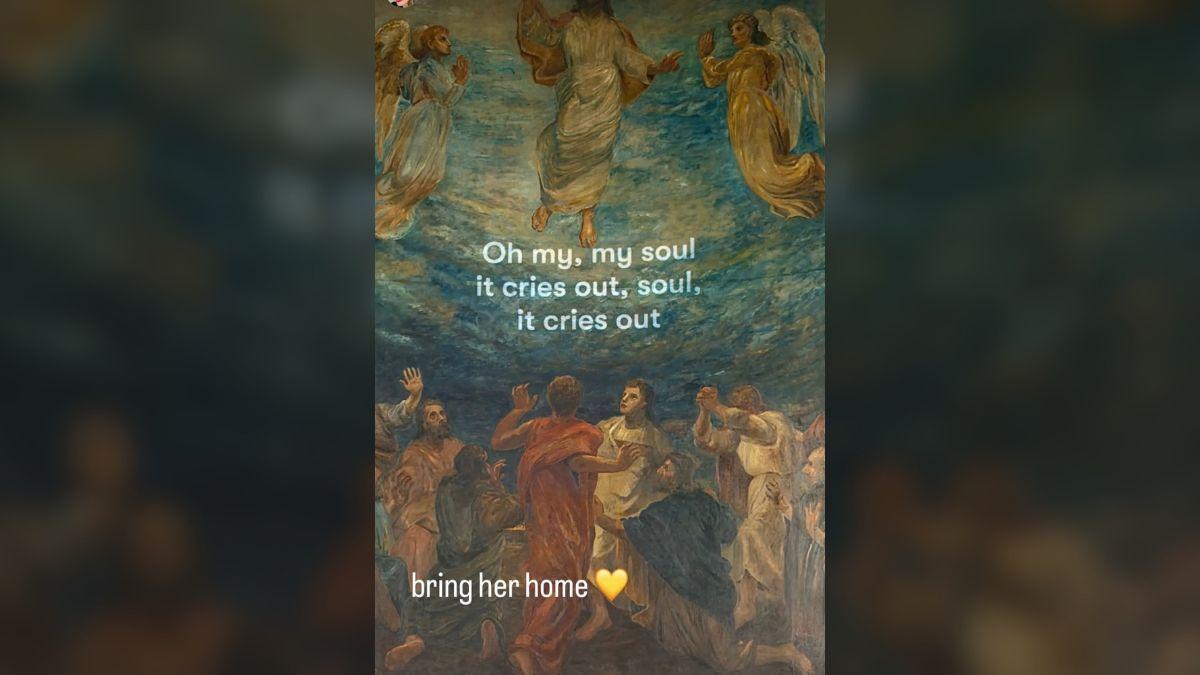 A screenshot of Savannah Guthrie's story