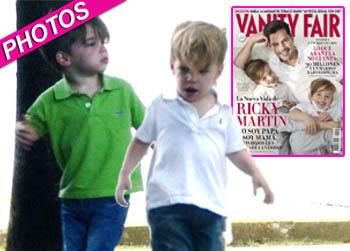 //ricky martin twins vanity fair
