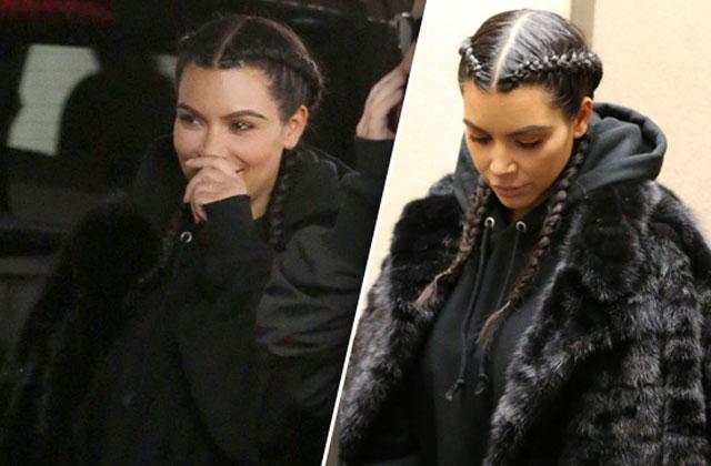 Kim Kardashian First Photos Since Birth Baby Saint West