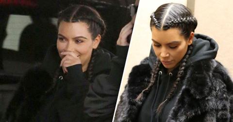 Kim Kardashian First Photos Since Birth Baby Saint West
