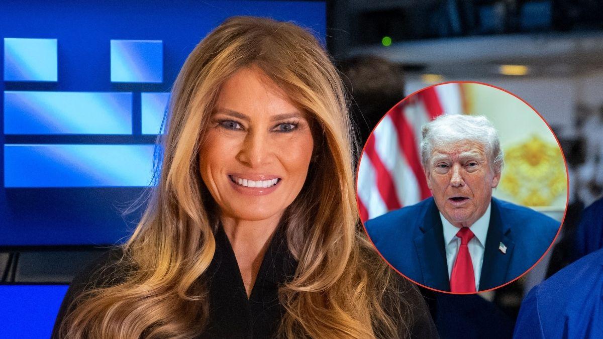 Composite photo of Melania and Donald Trump