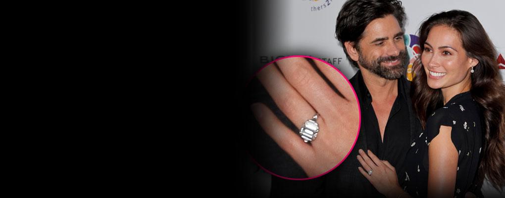 John Stamos Caitlin McHugh Engagement Ring