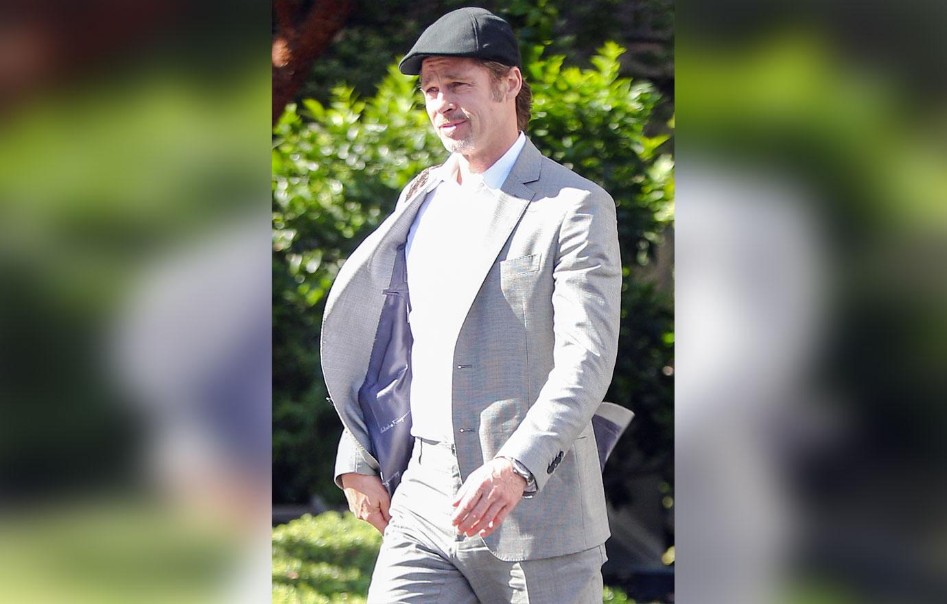 Brad Pitt Looks Happy After Winning In Custody Battle With Angelina Jolie