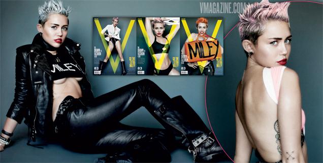 She Really Cant Be Tamed Miley Cyrus Bares Almost All In Racy Photo Shoot