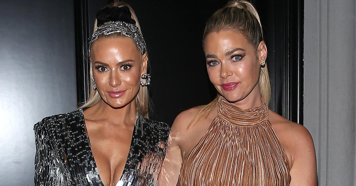 denise richards rhobh return will film lisa rinna