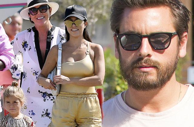 Kardashians Costa Rica Vacation Kourtney Scott Disick Joins Pics