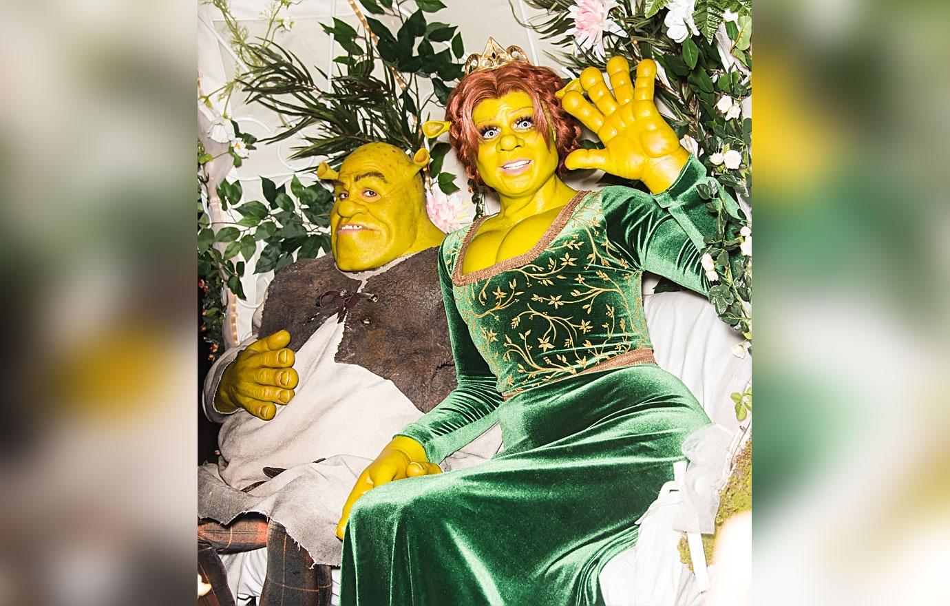 Heidi Klum Shrek Fiona Halloween 2018 Costume