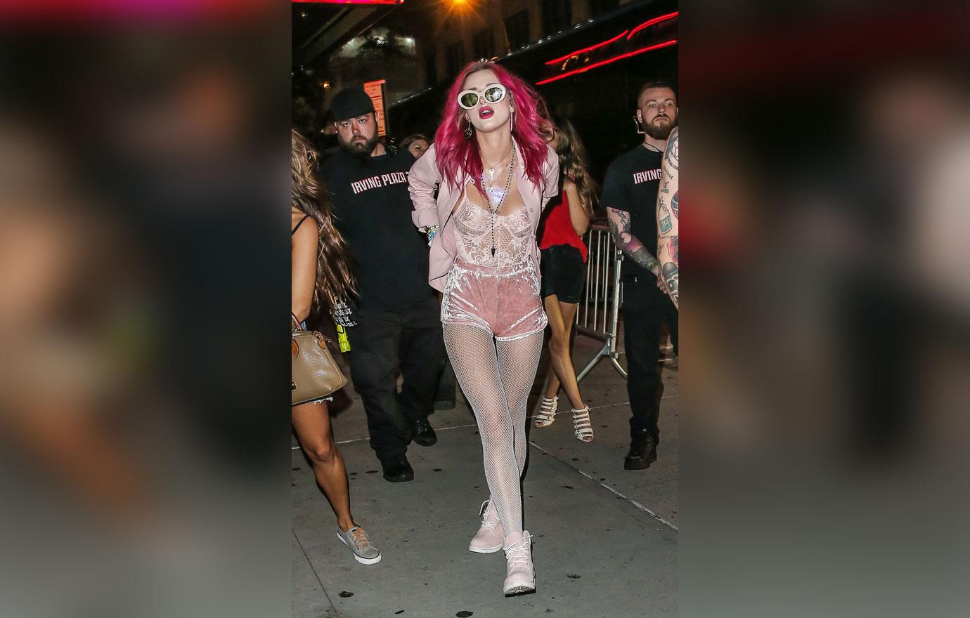 Bella Thorne Goes Braless In Racy NY Night Out