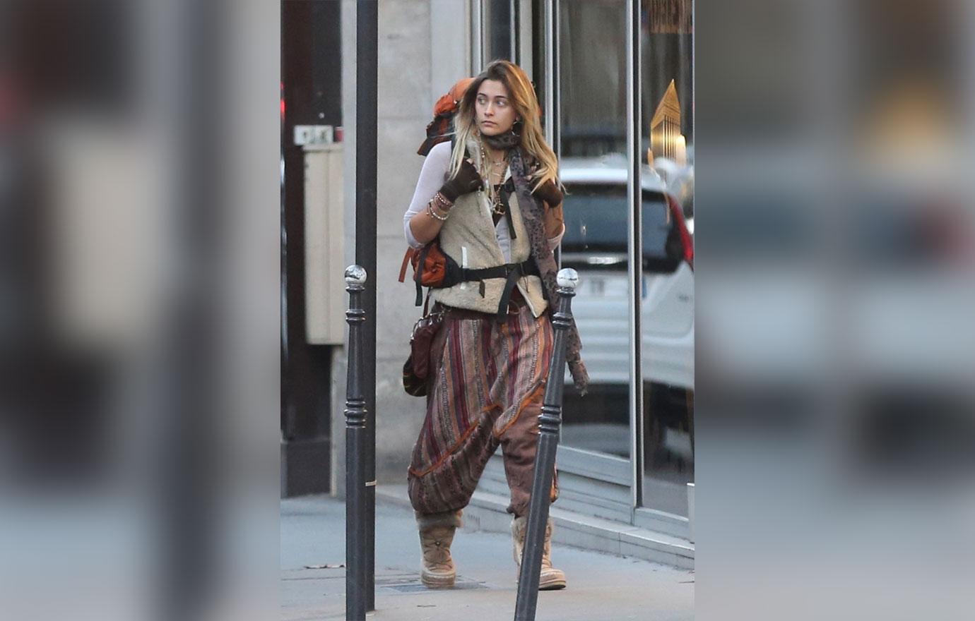 Paris Jackson Family Worried Backpacking France