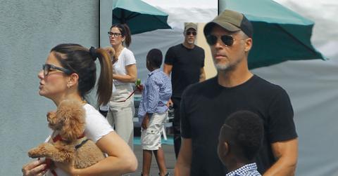 Sandra Bullock & Boyfriend Bryan Randall Out With Her Son Louis