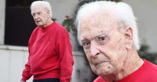 Bob Barker Looks Dazed And Confused As He Goes On A Walk Around Los Angeles
