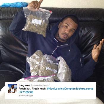 //the game tweet photo marijuana