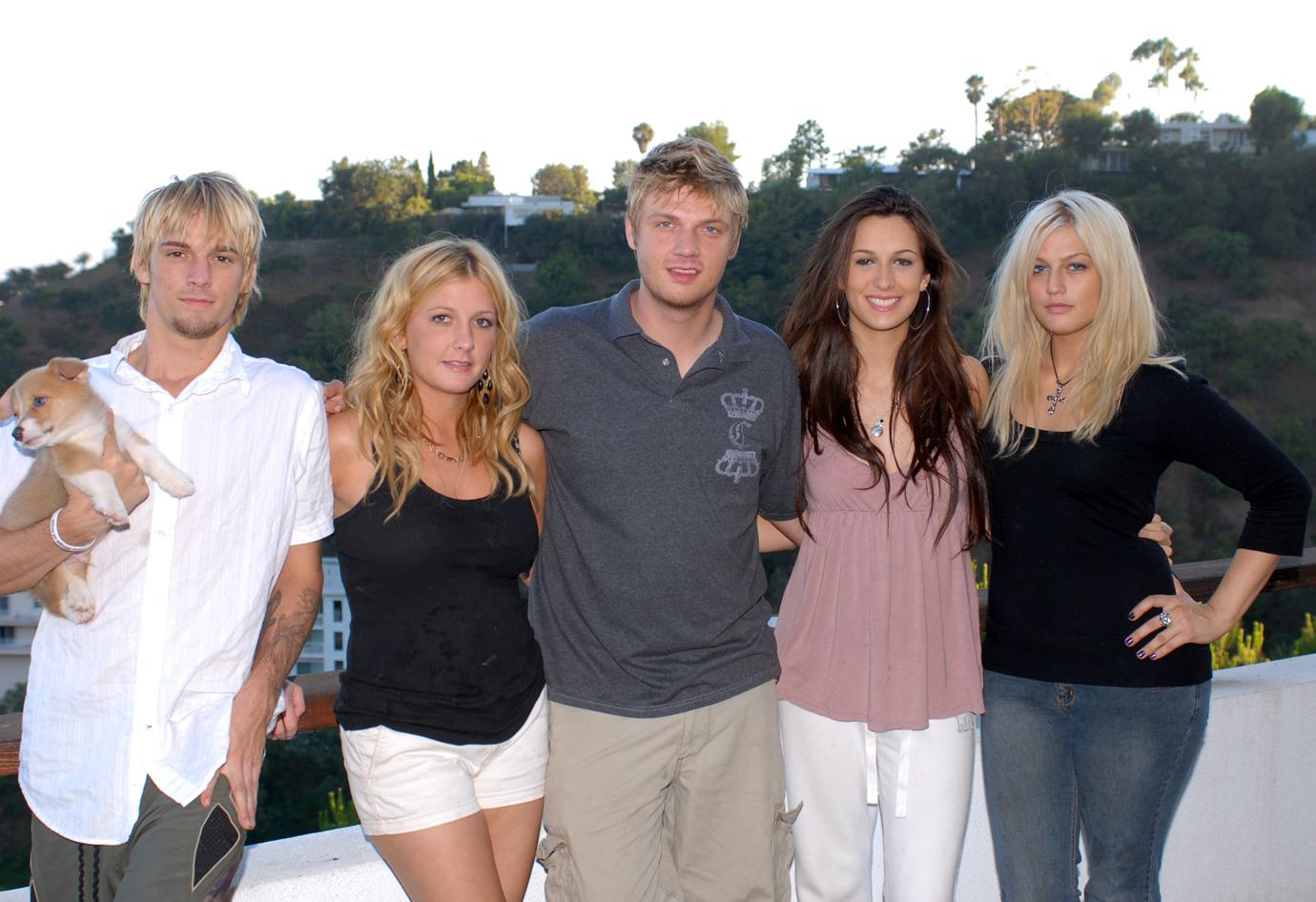 The Carter Family Group Photo of Aaron, Bobbie, Nick, Angel and Leslie Carter