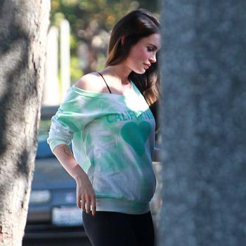 Megan Fox Is Popping, Shows Off Her Baby Bump