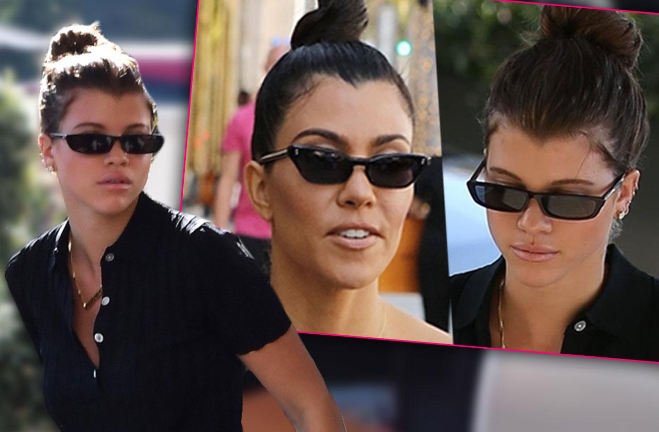 //Sofia Richie Kourtney Kardashian Feuding pp