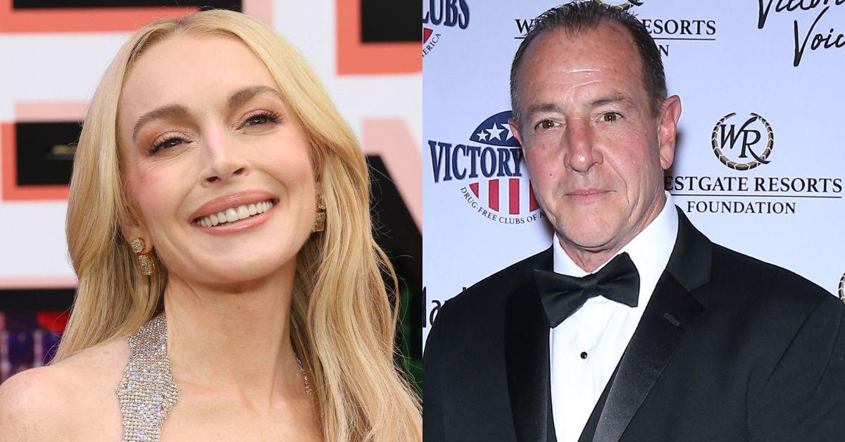 Lindsay Lohan and dad michael lohan