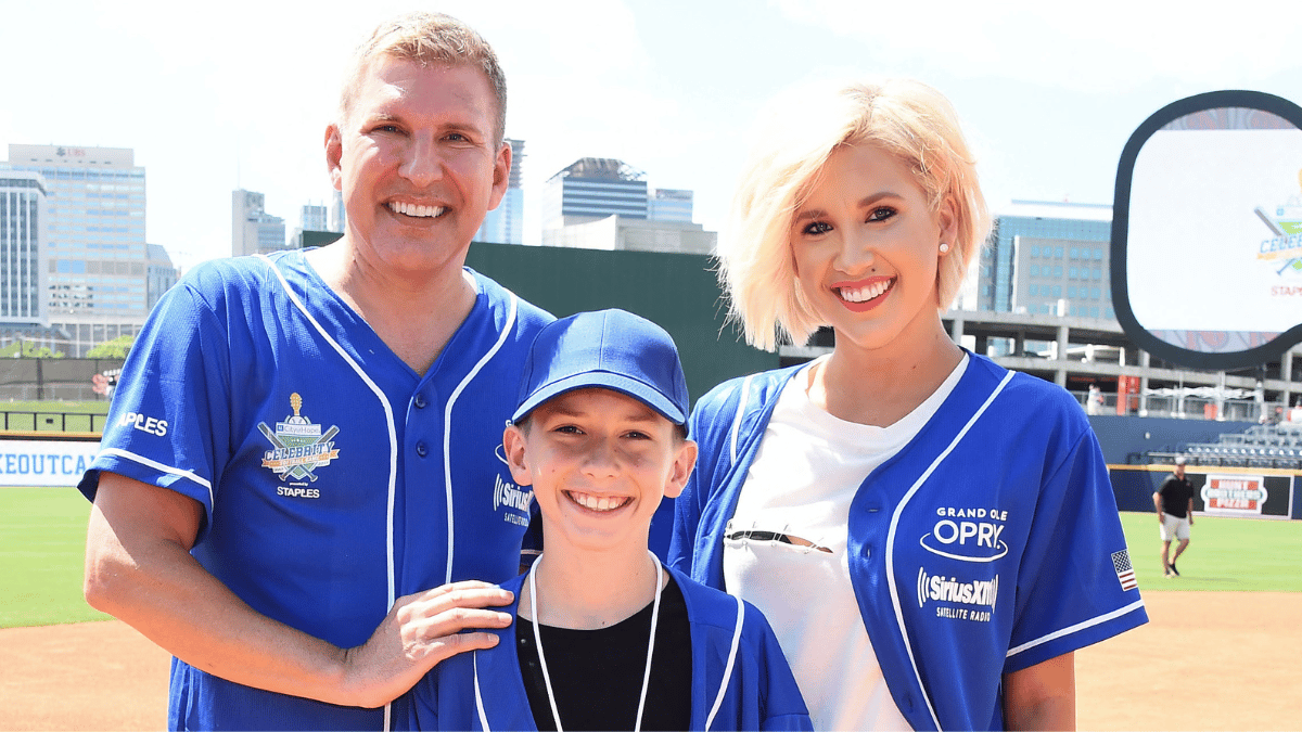 Photo of Todd, Savannah and Grayson Chrisley